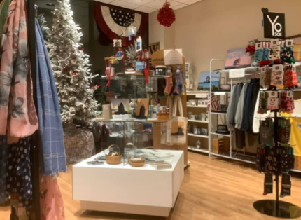 Photo of the inside of the shop.